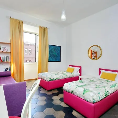 公寓 Vintage 4 Bedrooms 20' Colosseum 罗马